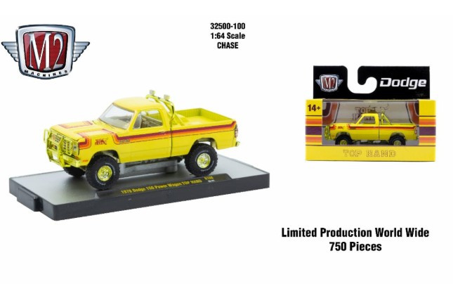 M2 Machines AutoThentics Rel 100 1:64 1978 Dodge 150 Power Wagon